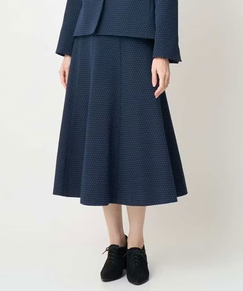 PJHAD01480 CHRISTIAN AUJARD Lサイズ 【大きいサイズ/セットアップ対応】オリジナルジャガードスカート