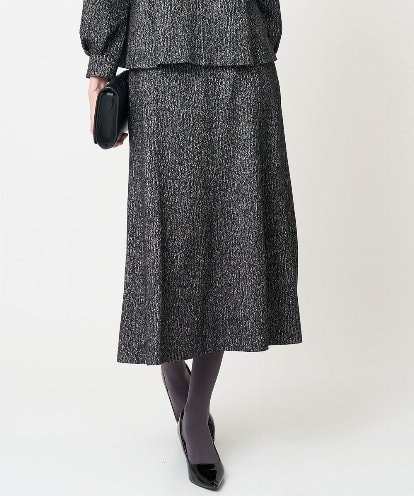 PJHCD09420 CHRISTIAN AUJARD Lサイズ 【大きいサイズ/セットアップ対応】ラメジャージースカート