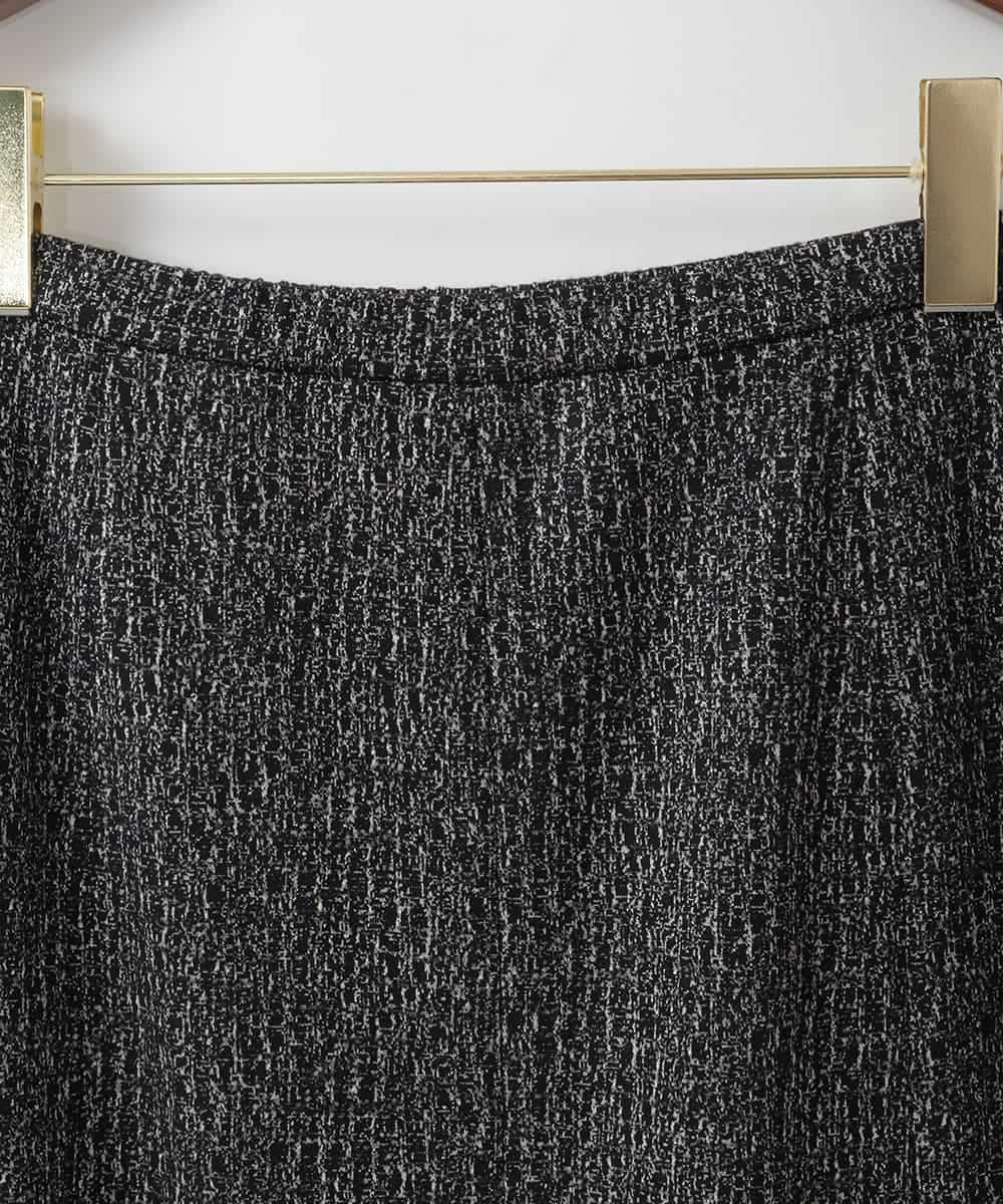 PJHCD09420 CHRISTIAN AUJARD Lサイズ(クリスチャン・オジャール Lサイズ) 【大きいサイズ/セットアップ対応】ラメジャージースカート ブラック