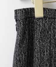 PJHCD09420 CHRISTIAN AUJARD Lサイズ(クリスチャン・オジャール Lサイズ) 【大きいサイズ/セットアップ対応】ラメジャージースカート ブラック