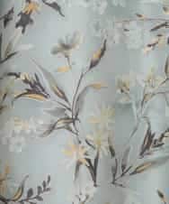 PJHGE02490 CHRISTIAN AUJARD Lサイズ(クリスチャン・オジャール Lサイズ) 【大きいサイズ】［セットアップ対応］フラワープリントシアースカート グリーン系