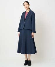 PJJAD01730 CHRISTIAN AUJARD Lサイズ(クリスチャン・オジャール Lサイズ) 【大きいサイズ/セットアップ対応】オリジナルジャガードジャケット ネイビー