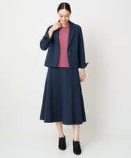 PJJAD01730 CHRISTIAN AUJARD Lサイズ(クリスチャン・オジャール Lサイズ) 【大きいサイズ/セットアップ対応】オリジナルジャガードジャケット ネイビー