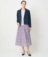 PJJAD01730 CHRISTIAN AUJARD Lサイズ(クリスチャン・オジャール Lサイズ) 【大きいサイズ/セットアップ対応】オリジナルジャガードジャケット ネイビー