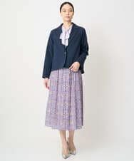 PJJAD01730 CHRISTIAN AUJARD Lサイズ(クリスチャン・オジャール Lサイズ) 【大きいサイズ/セットアップ対応】オリジナルジャガードジャケット ネイビー