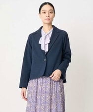 PJJAD01730 CHRISTIAN AUJARD Lサイズ(クリスチャン・オジャール Lサイズ) 【大きいサイズ/セットアップ対応】オリジナルジャガードジャケット ネイビー