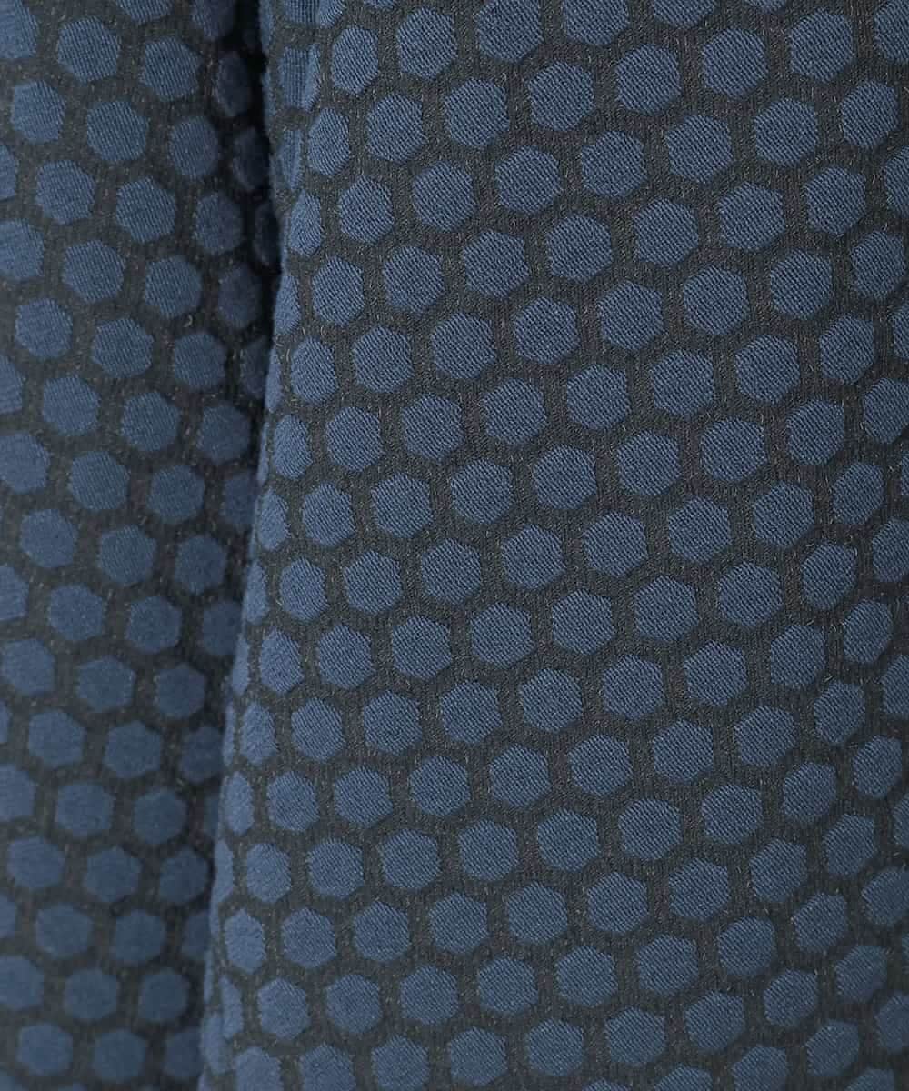 PJJAD01730 CHRISTIAN AUJARD Lサイズ(クリスチャン・オジャール Lサイズ) [セットアップ対応]オリジナルジャガードジャケット ネイビー