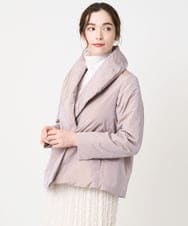 PJJAD20580 CHRISTIAN AUJARD Lサイズ(クリスチャン・オジャール Lサイズ) 【大きいサイズ/軽量･暖かい】中綿入りショートアウター ピンク