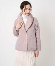 PJJAD20580 CHRISTIAN AUJARD Lサイズ(クリスチャン・オジャール Lサイズ) 【大きいサイズ/軽量･暖かい】中綿入りショートアウター ピンク