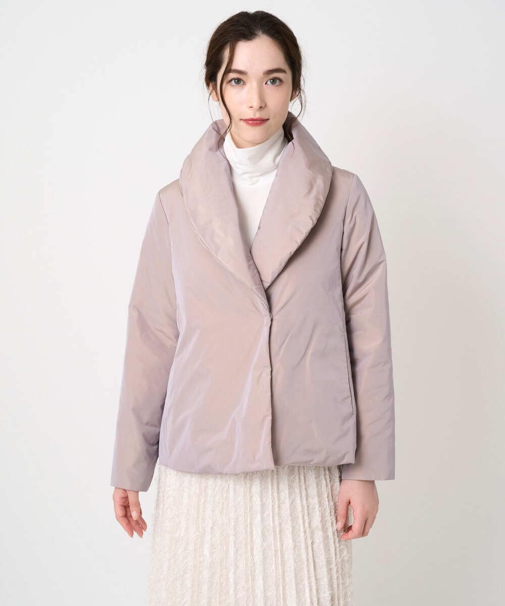 PJJAD20580 CHRISTIAN AUJARD Lサイズ 【大きいサイズ/軽量･暖かい】中綿入りショートアウター