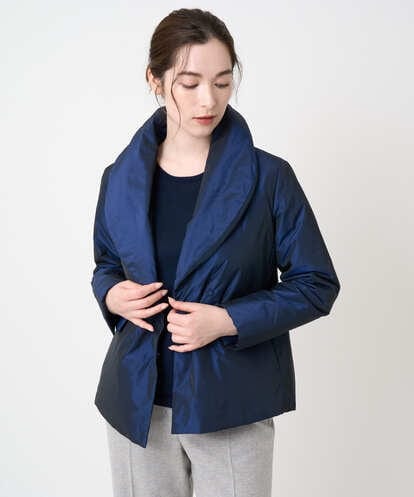 PJJAD20580 CHRISTIAN AUJARD Lサイズ 【大きいサイズ/軽量･暖かい】中綿入りショートアウター