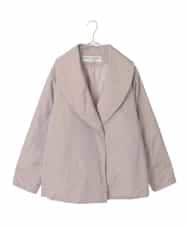 PJJAD20580 CHRISTIAN AUJARD Lサイズ(クリスチャン・オジャール Lサイズ) 【大きいサイズ/軽量･暖かい】中綿入りショートアウター ピンク