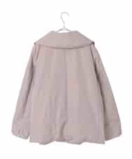 PJJAD20580 CHRISTIAN AUJARD Lサイズ(クリスチャン・オジャール Lサイズ) 【大きいサイズ/軽量･暖かい】中綿入りショートアウター ピンク