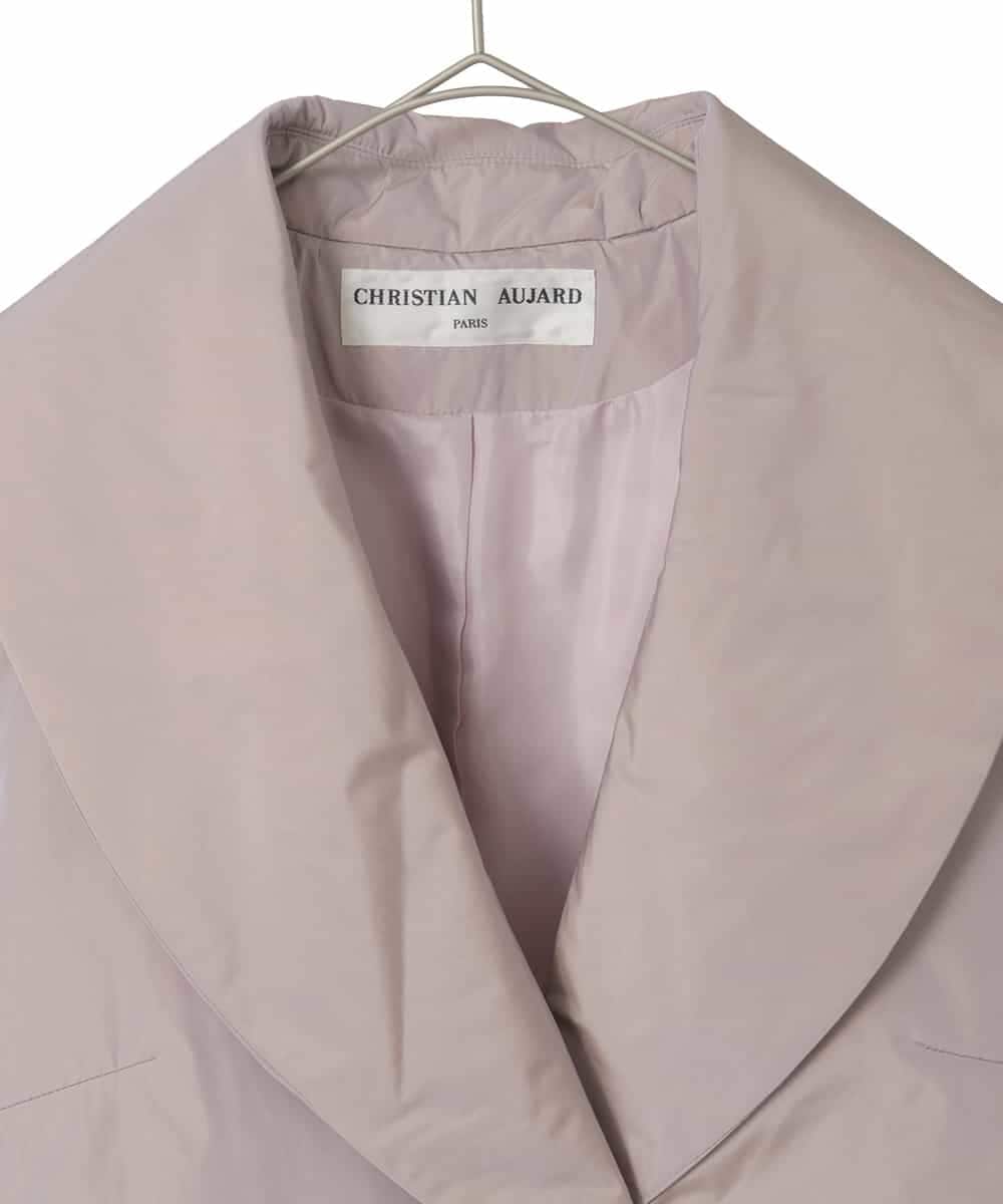 PJJAD20580 CHRISTIAN AUJARD Lサイズ(クリスチャン・オジャール Lサイズ) 【大きいサイズ/軽量･暖かい】中綿入りショートアウター ピンク