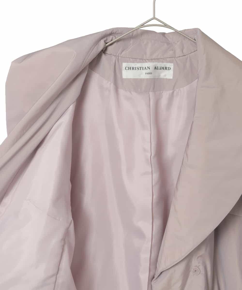 PJJAD20580 CHRISTIAN AUJARD Lサイズ(クリスチャン・オジャール Lサイズ) 【大きいサイズ/軽量･暖かい】中綿入りショートアウター ピンク