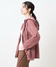 PJJAE10620 CHRISTIAN AUJARD Lサイズ(クリスチャン・オジャール Lサイズ) 【大きいサイズ】シャンブレージップアップブルゾン ピンク