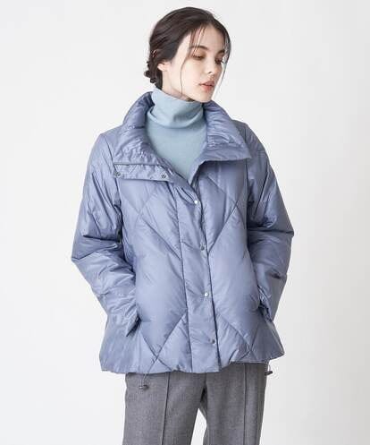 PJJAW07660 CHRISTIAN AUJARD Lサイズ 【大きいサイズ】フード付ダウンショートコート