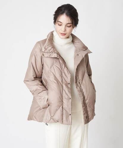 PJJAW07660 CHRISTIAN AUJARD Lサイズ 【大きいサイズ】フード付ダウンショートコート