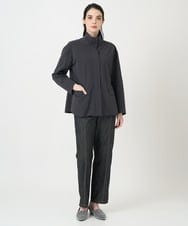 PJJEE16520 CHRISTIAN AUJARD Lサイズ(クリスチャン・オジャール Lサイズ) 【大きいサイズ/シワになりにくい】タフタジップジャケット ダークグレー