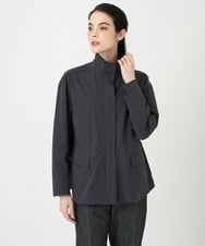 PJJEE16520 CHRISTIAN AUJARD Lサイズ(クリスチャン・オジャール Lサイズ) 【大きいサイズ/シワになりにくい】タフタジップジャケット ダークグレー