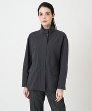 PJJEE16520 CHRISTIAN AUJARD Lサイズ(クリスチャン・オジャール Lサイズ) 【大きいサイズ/シワになりにくい】タフタジップジャケット ダークグレー