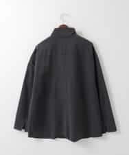 PJJEE16520 CHRISTIAN AUJARD Lサイズ(クリスチャン・オジャール Lサイズ) 【大きいサイズ/シワになりにくい】タフタジップジャケット ダークグレー