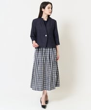 PJJGA60570 CHRISTIAN AUJARD Lサイズ(クリスチャン・オジャール Lサイズ) ノーカラージャケット ネイビー
