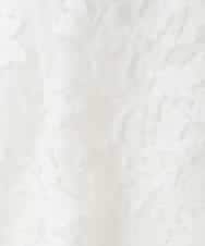 PJJGD20620 CHRISTIAN AUJARD Lサイズ(クリスチャン・オジャール Lサイズ) 【大きいサイズ】フラワーカットジャカードジャケット ホワイト