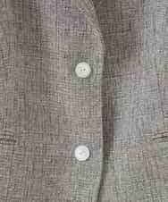 PJJGE01620 CHRISTIAN AUJARD Lサイズ(クリスチャン・オジャール Lサイズ) 【大きいサイズ】[セットアップ対応]ラスティックツイードジャケット ブラウン