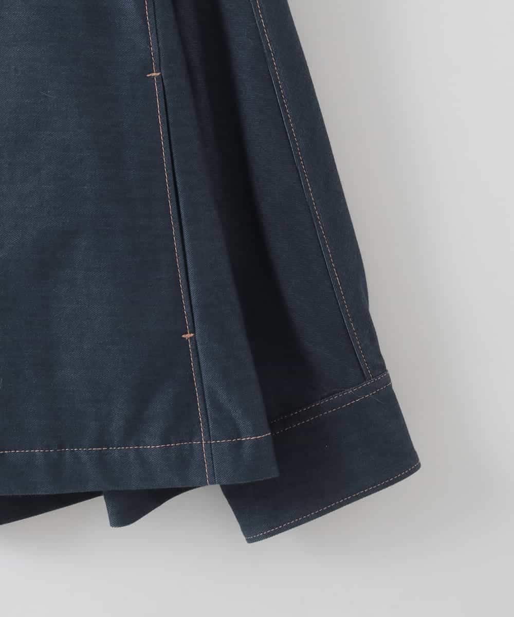 PJJGE07500 CHRISTIAN AUJARD Lサイズ(クリスチャン・オジャール Lサイズ) 【大きいサイズ】[セットアップ対応]ジャージーデニムライクジャケット ネイビー