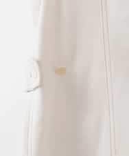 PJJGE08450 CHRISTIAN AUJARD Lサイズ(クリスチャン・オジャール Lサイズ) 【大きいサイズ/セットアップ対応】ジャージーデニムライクジレ ベージュ