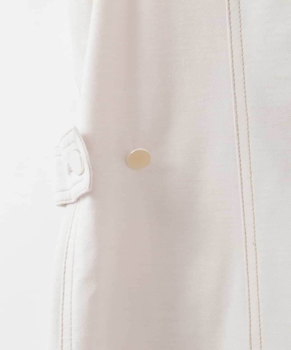 PJJGE08450 CHRISTIAN AUJARD Lサイズ(クリスチャン・オジャール Lサイズ) 【大きいサイズ/セットアップ対応】ジャージーデニムライクジレ ベージュ