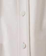 PJJGE08450 CHRISTIAN AUJARD Lサイズ(クリスチャン・オジャール Lサイズ) 【大きいサイズ/セットアップ対応】ジャージーデニムライクジレ ベージュ