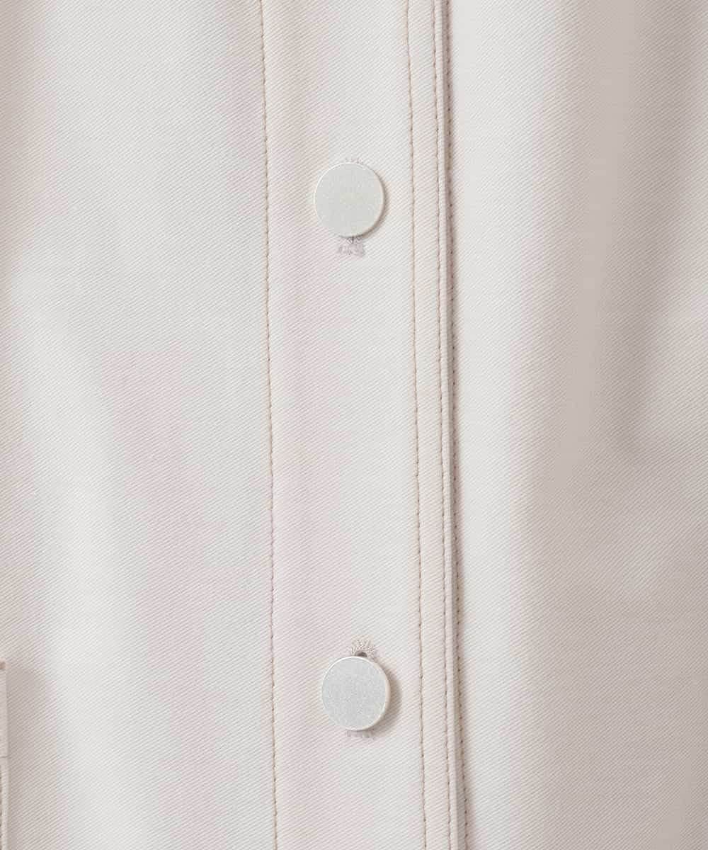 PJJGE08450 CHRISTIAN AUJARD Lサイズ(クリスチャン・オジャール Lサイズ) 【大きいサイズ/セットアップ対応】ジャージーデニムライクジレ ベージュ