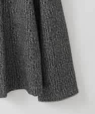 PJKCD09570 CHRISTIAN AUJARD Lサイズ(クリスチャン・オジャール Lサイズ) 【大きいサイズ/セットアップ対応】ラメジャージー羽織り ブラック