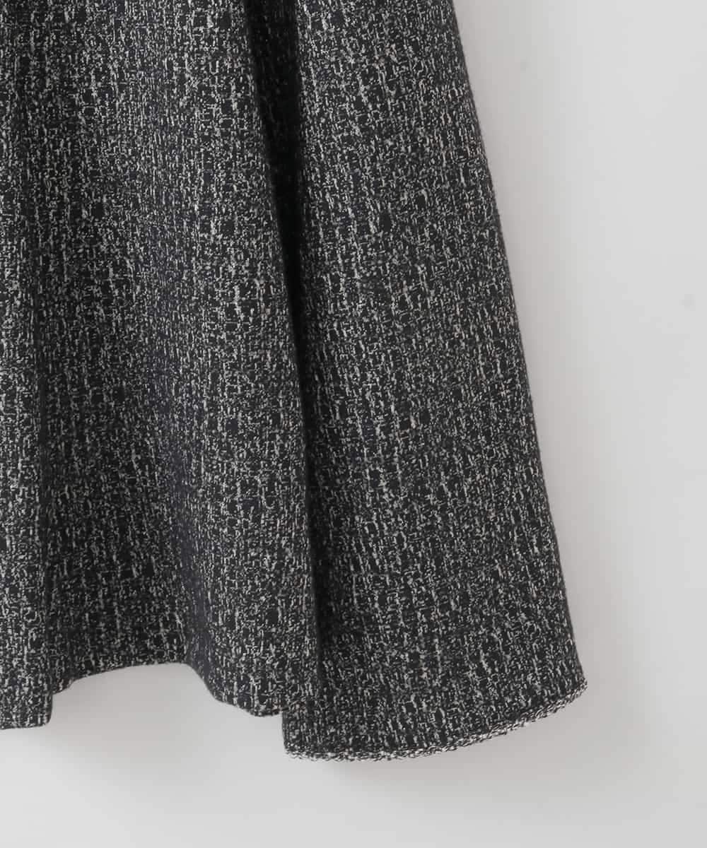 PJKCD09570 CHRISTIAN AUJARD Lサイズ(クリスチャン・オジャール Lサイズ) 【大きいサイズ/セットアップ対応】ラメジャージー羽織り ブラック