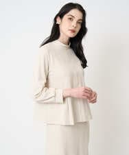 PJKCD10420 CHRISTIAN AUJARD Lサイズ(クリスチャン・オジャール Lサイズ) 【大きいサイズ/セットアップ対応】ラメジャージープルオーバー アイボリー