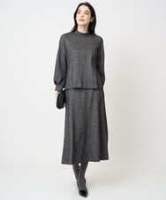 PJKCD10420 CHRISTIAN AUJARD Lサイズ(クリスチャン・オジャール Lサイズ) 【大きいサイズ/セットアップ対応】ラメジャージープルオーバー ブラック