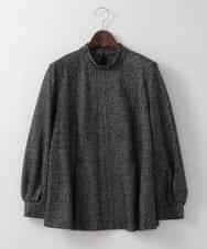 PJKCD10420 CHRISTIAN AUJARD Lサイズ(クリスチャン・オジャール Lサイズ) 【大きいサイズ/セットアップ対応】ラメジャージープルオーバー ブラック