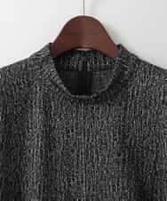 PJKCD10420 CHRISTIAN AUJARD Lサイズ(クリスチャン・オジャール Lサイズ) 【大きいサイズ/セットアップ対応】ラメジャージープルオーバー ブラック