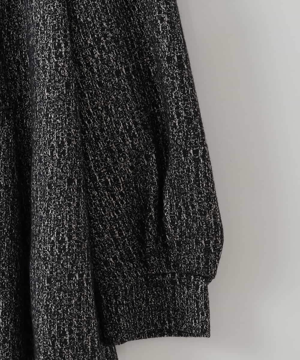 PJKCD10420 CHRISTIAN AUJARD Lサイズ(クリスチャン・オジャール Lサイズ) 【大きいサイズ/セットアップ対応】ラメジャージープルオーバー ブラック