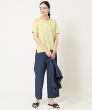 PJKGA47230 CHRISTIAN AUJARD Lサイズ(クリスチャン・オジャール Lサイズ)  PARIS風景プリントTシャツ グリーン