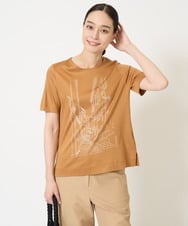 PJKGA47230 CHRISTIAN AUJARD Lサイズ(クリスチャン・オジャール Lサイズ)  PARIS風景プリントTシャツ レンガ