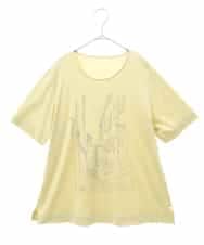 PJKGA47230 CHRISTIAN AUJARD Lサイズ(クリスチャン・オジャール Lサイズ)  PARIS風景プリントTシャツ グリーン