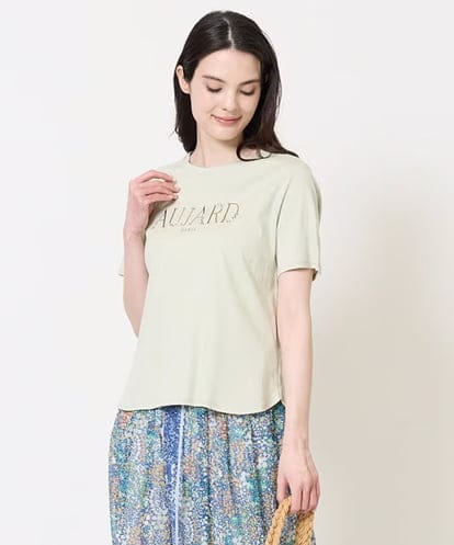PJKGC61230 CHRISTIAN AUJARD Lサイズ ロゴモチーフTシャツ