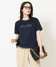 PJKGC61230 CHRISTIAN AUJARD Lサイズ(クリスチャン・オジャール Lサイズ) ロゴモチーフTシャツ ネイビー