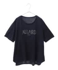 PJKGC61230 CHRISTIAN AUJARD Lサイズ(クリスチャン・オジャール Lサイズ) ロゴモチーフTシャツ ネイビー