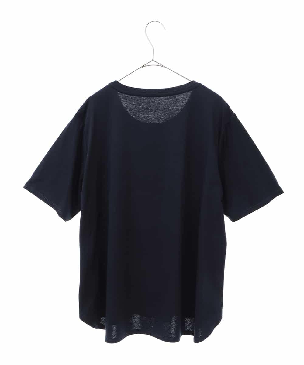 PJKGC61230 CHRISTIAN AUJARD Lサイズ(クリスチャン・オジャール Lサイズ) ロゴモチーフTシャツ ネイビー
