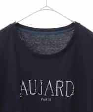 PJKGC61230 CHRISTIAN AUJARD Lサイズ(クリスチャン・オジャール Lサイズ) ロゴモチーフTシャツ ネイビー