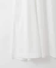 PJKGD28240 CHRISTIAN AUJARD Lサイズ(クリスチャン・オジャール Lサイズ) 【大きいサイズ】スムースフレアーカットソー ホワイト